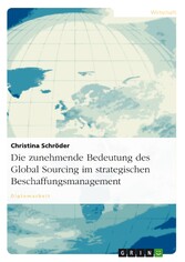 Die zunehmende Bedeutung des Global Sourcing im strategischen Beschaffungsmanagement