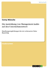 Die Auswirkung von Management Audits auf den Unternehmenswert