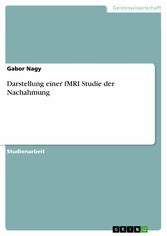 Darstellung einer fMRI Studie der Nachahmung