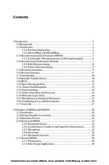 Micromanufacturing and Nanotechnology