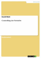 Controlling des Vertriebs