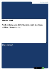 Verbreitung von Informationen in mobilen Ad-hoc Netzwerken