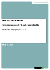 Säkularisierung der Kirchengeschichte