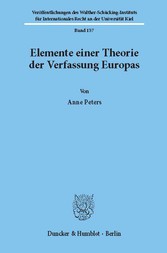 Elemente einer Theorie der Verfassung Europas.