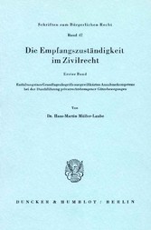 Die Empfangszuständigkeit im Zivilrecht.