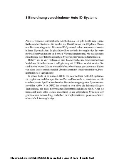 Anwendung von RFID-Systemen